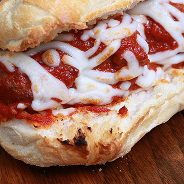 Meatball Parmigiana Sub - Mario's Big Pizza